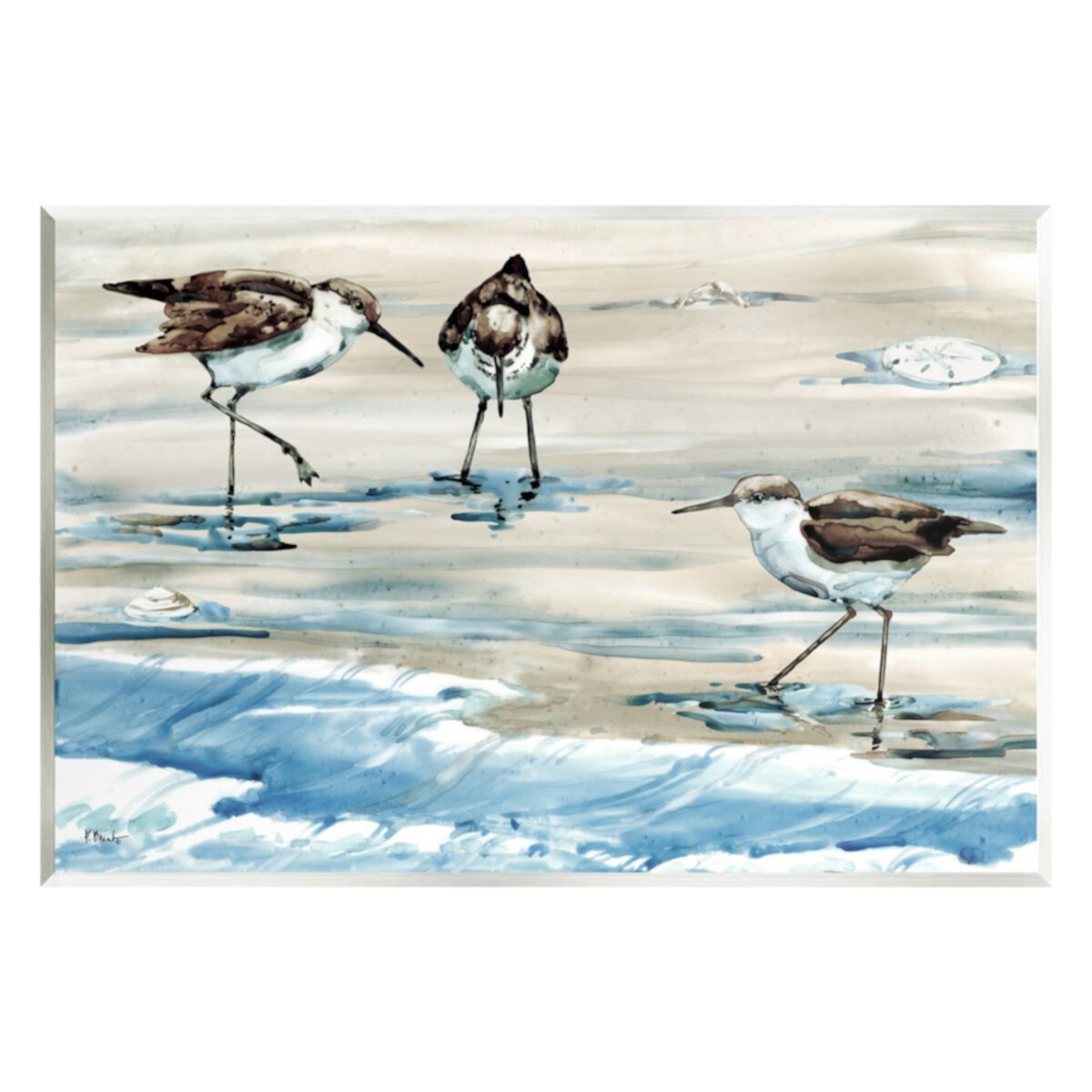 Stupell Home Decor Rockhampton Sandpipers Ocean Waves Wall Art Stupell Home Decor