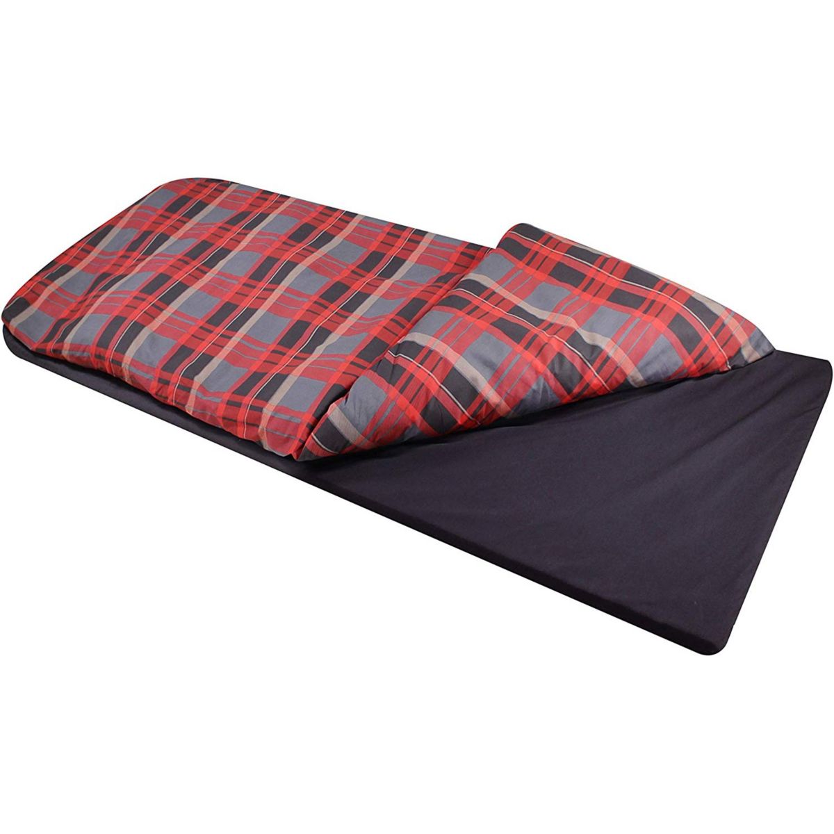 Disc-O-Bed Duvalay Child Luxury Memory Foam Sleeping Bag and Duvet, Lumberjack Disc-O-Bed