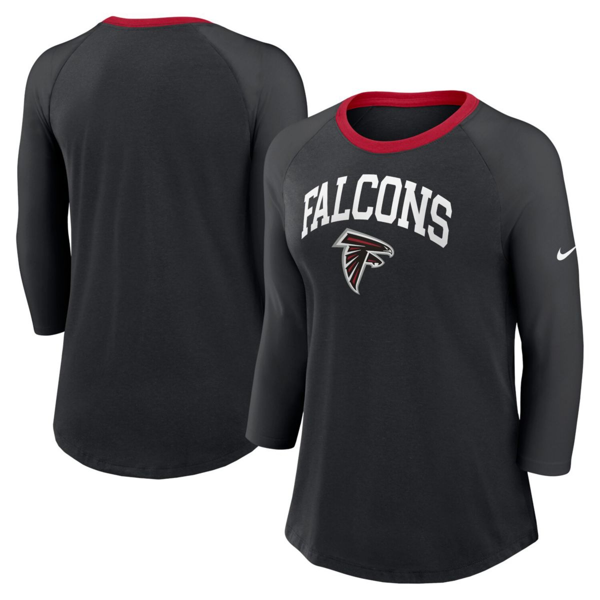 Женская Футболка Nike Atlanta Falcons 3/4 Рукав Nike