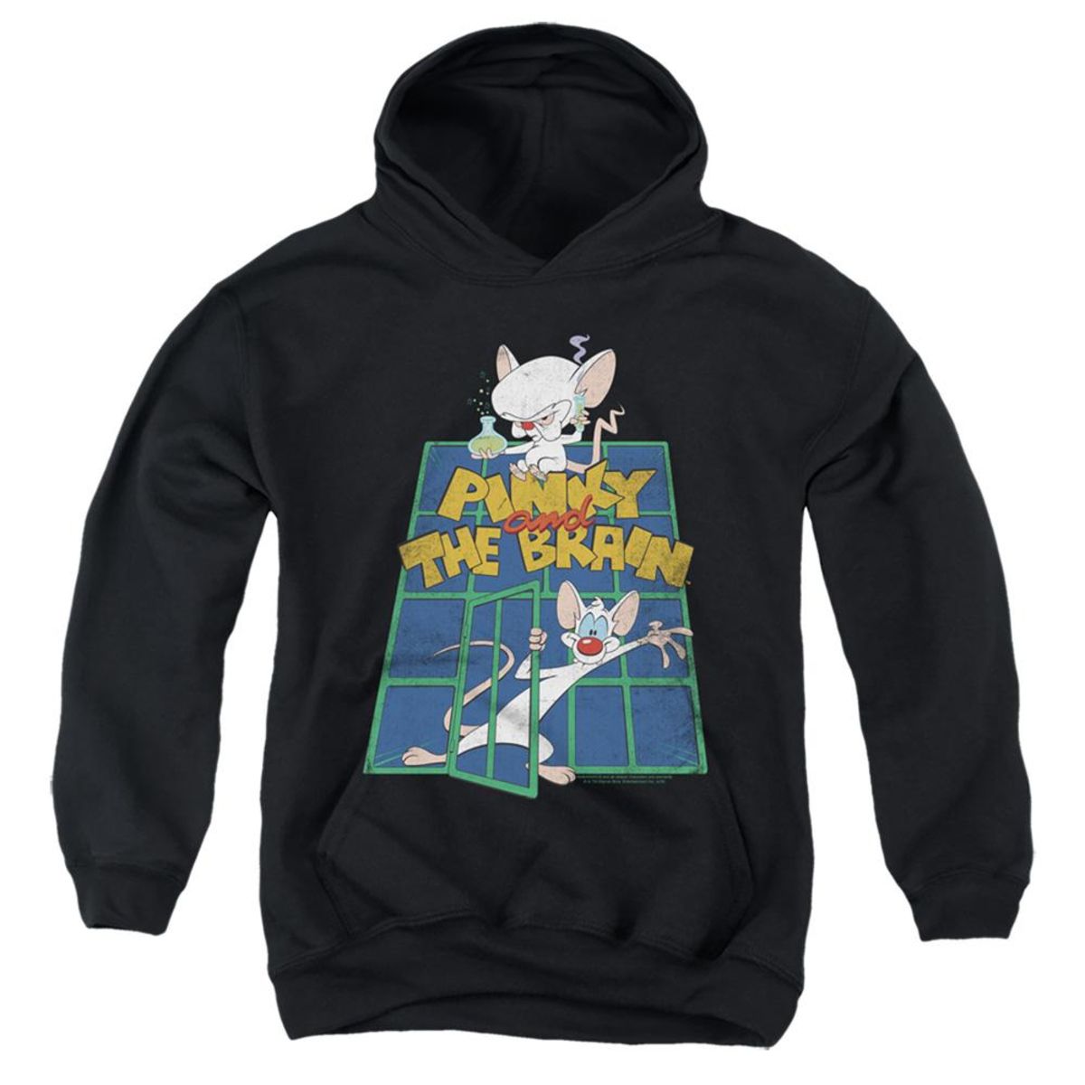 Детские Свитеры Licensed Character Pinky And The Brain Ol Standard Youth Pull Over Hoodie Licensed Character