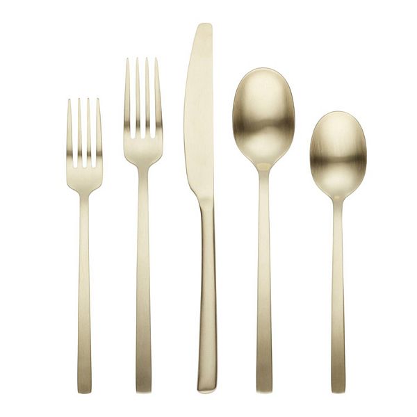 Beacon Champagne Satin 20-pc. Flatware Set Cambridge