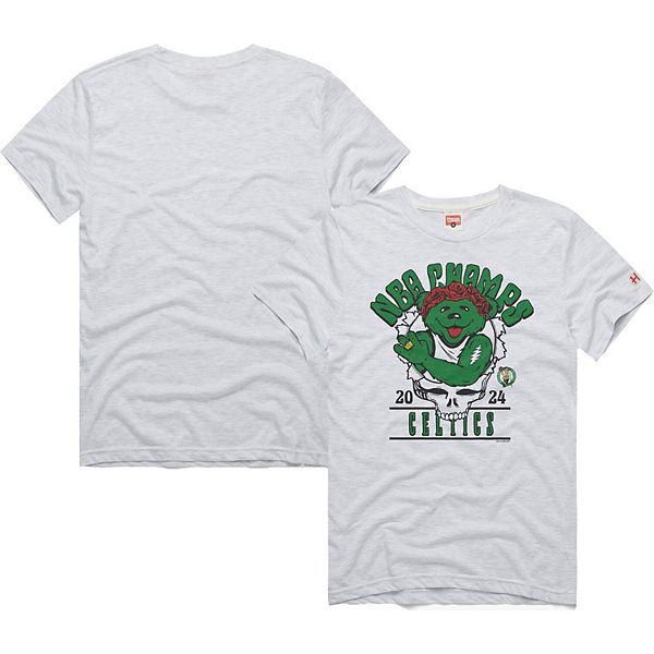 Унисекс Футболка Homage Boston Celtics 2024 NBA Finals Champions Grateful Dead Tri-Blend Homage