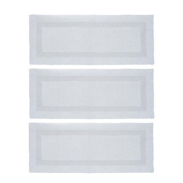 Lavish Home 3-Piece Plush Cotton Bath Rug Set Lavish Home