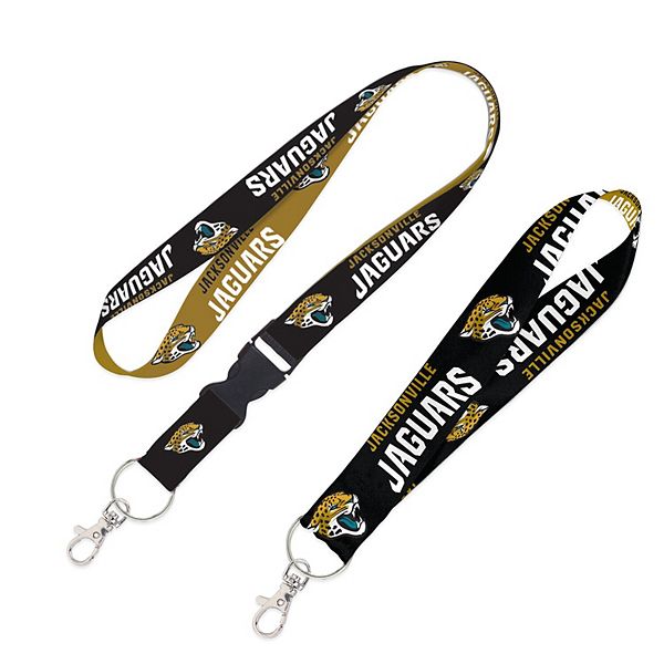 Комплект из 2-х лент и брелока Jacksonville Jaguars с отстёгивающимся замком Wincraft