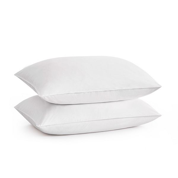 Unikome 2 Pack Medium Soft Goose Feather Bed Pillows UNIKOME