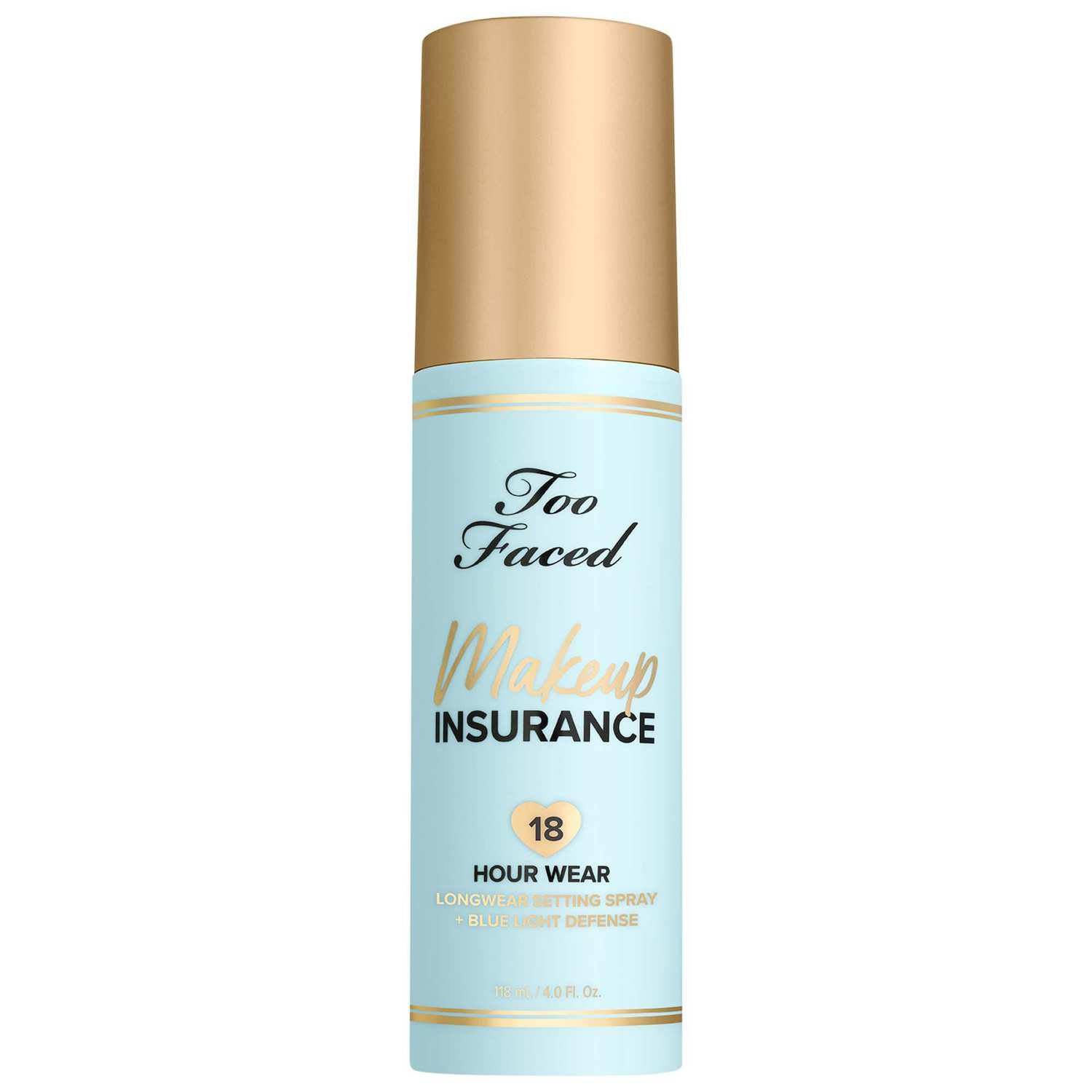 Too Faced Makeup Insurance Longwear Setting Spray + Blue Light Defense Too Faced