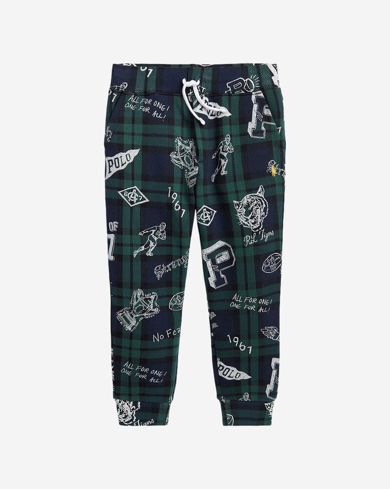 Plaid Fleece Graphic Jogger Pant Polo Ralph Lauren