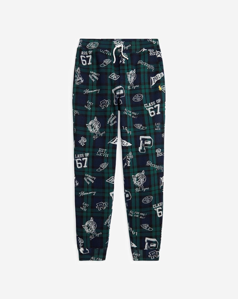 Plaid Fleece Graphic Jogger Pant Polo Ralph Lauren