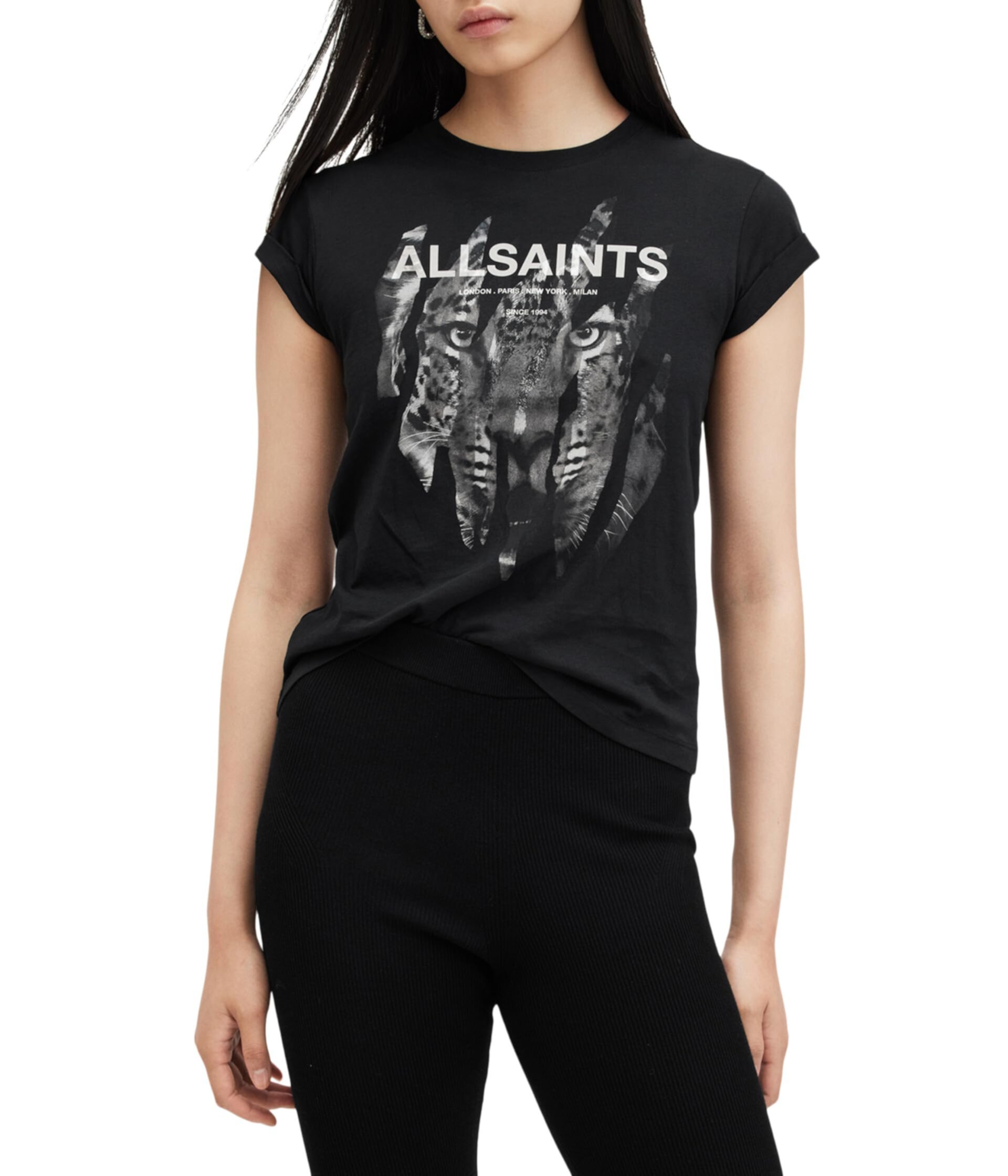 Женская Футболка AllSaints Riproar Anna AllSaints