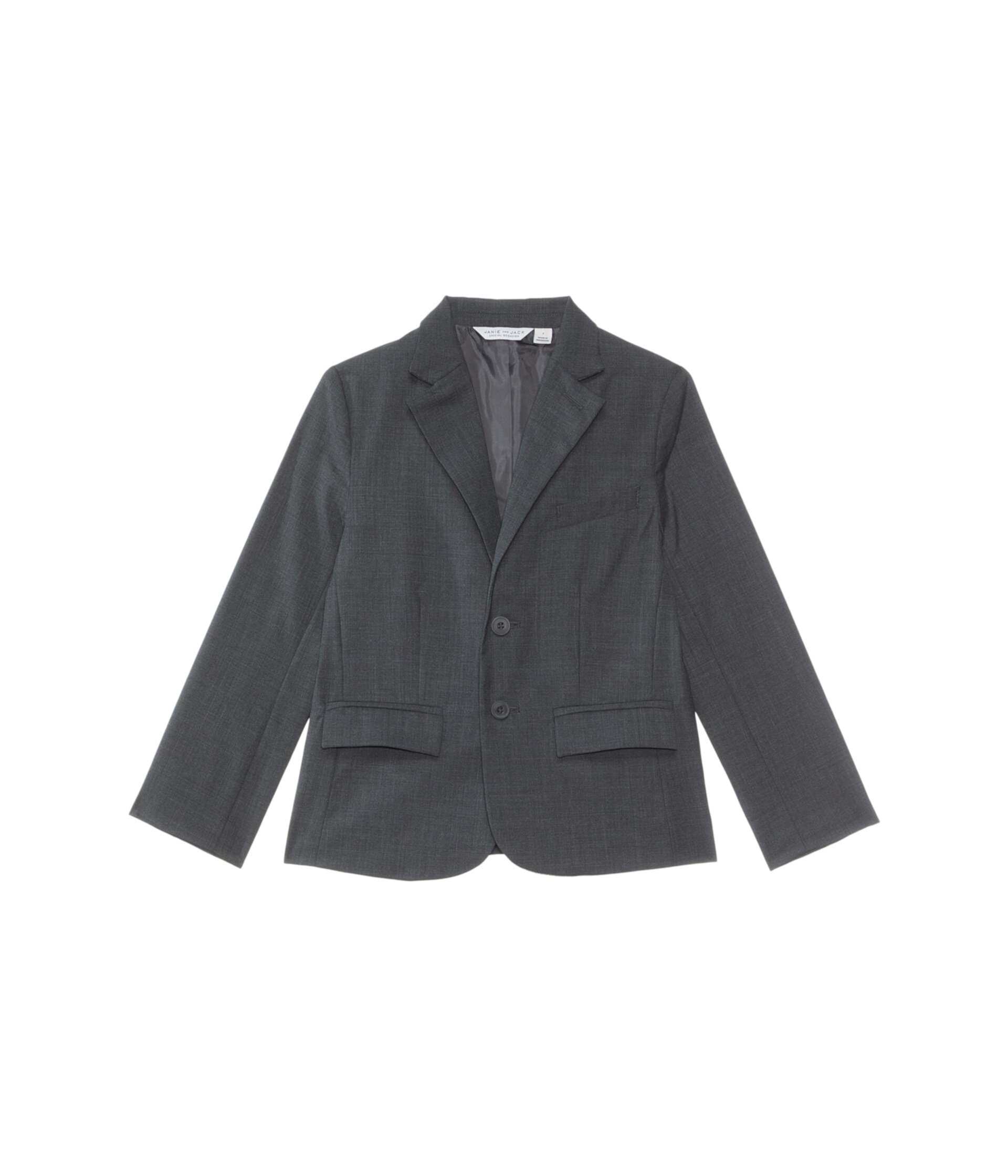 Wool Blend Dressy Blazer (Toddler/Little Kids/Big Kids) Janie and Jack