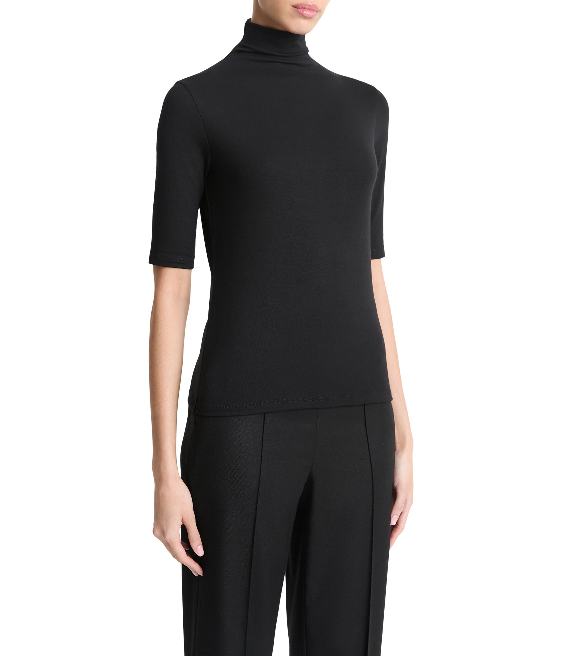 Женская Футболка Vince Elbow Sleeve Turtleneck Vince