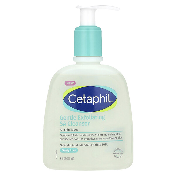 Gentle Exfoliating SA Cleanser, 8 fl oz (Жидкие унции) (237 ml) Cetaphil