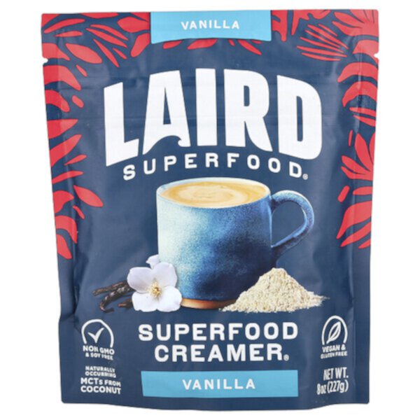 Superfood Creamer®, Vanilla, 8 oz (Унции) (227 g) Laird Superfood