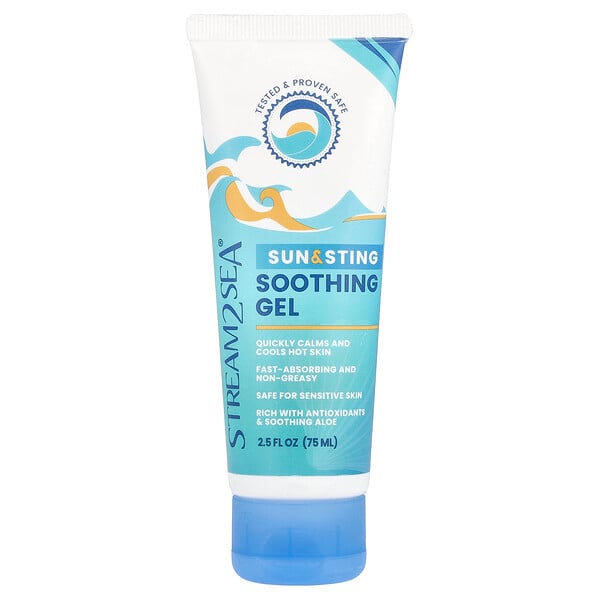 Sun & Sting Soothing Gel, 2.5 fl oz (75 ml) Stream2Sea