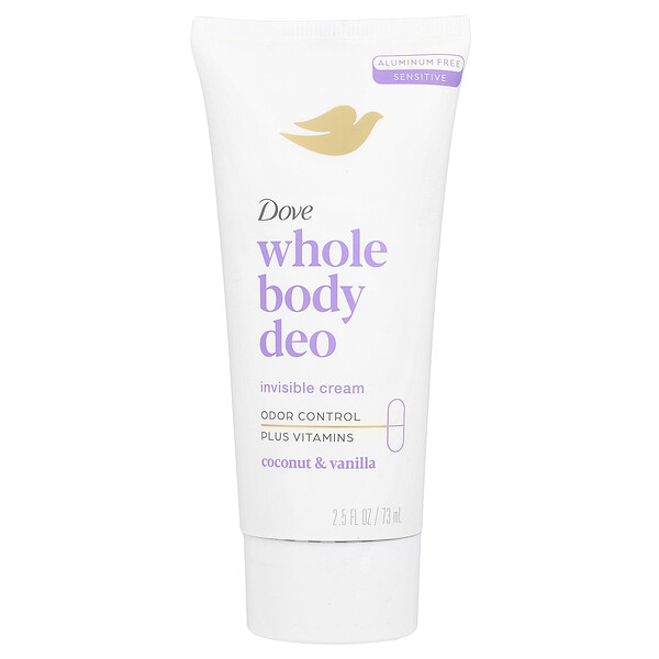 Whole Body Deo, Coconut & Vanilla , 2.5 fl oz (73 ml) Dove