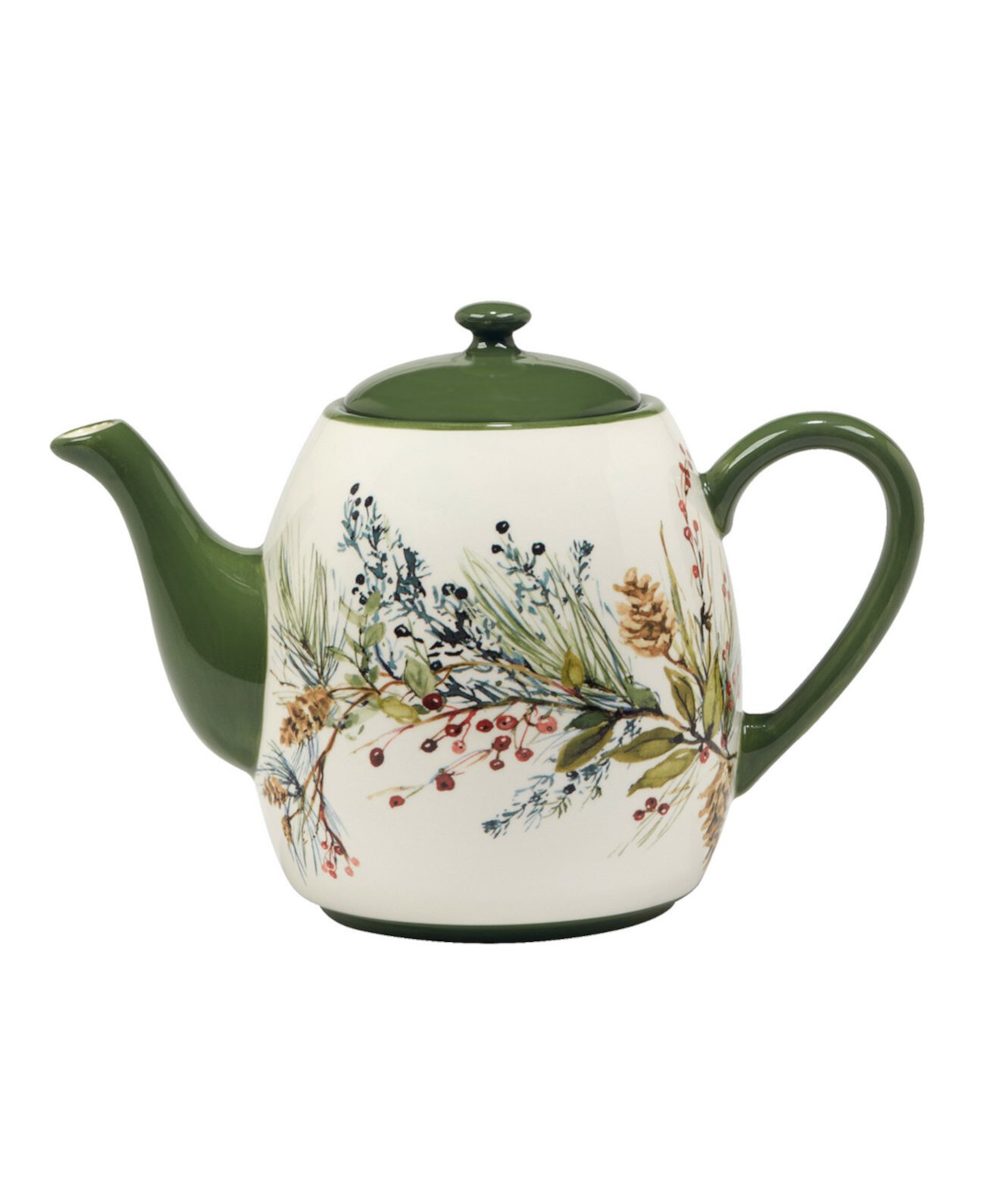 Winters Forest Teapot Certified International