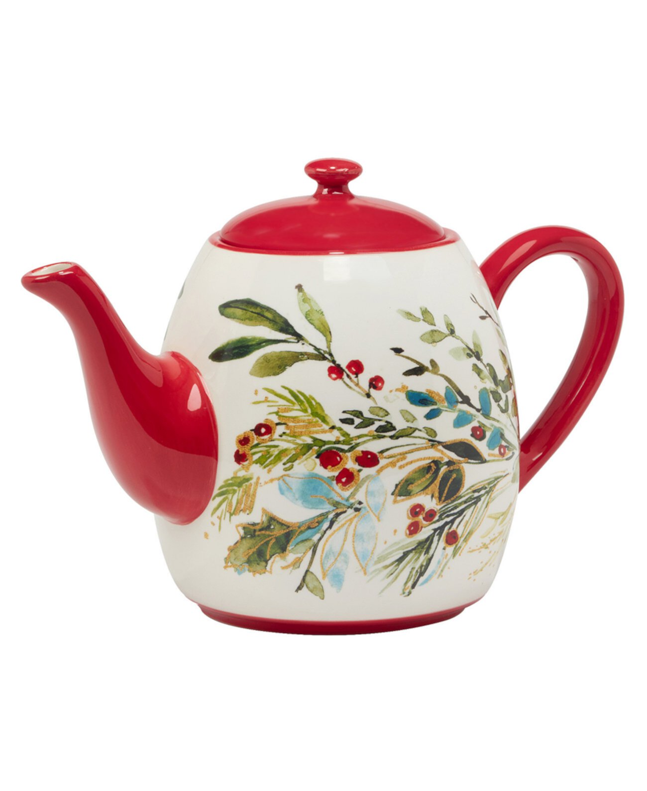 Christmas Gatherings Teapot Certified International