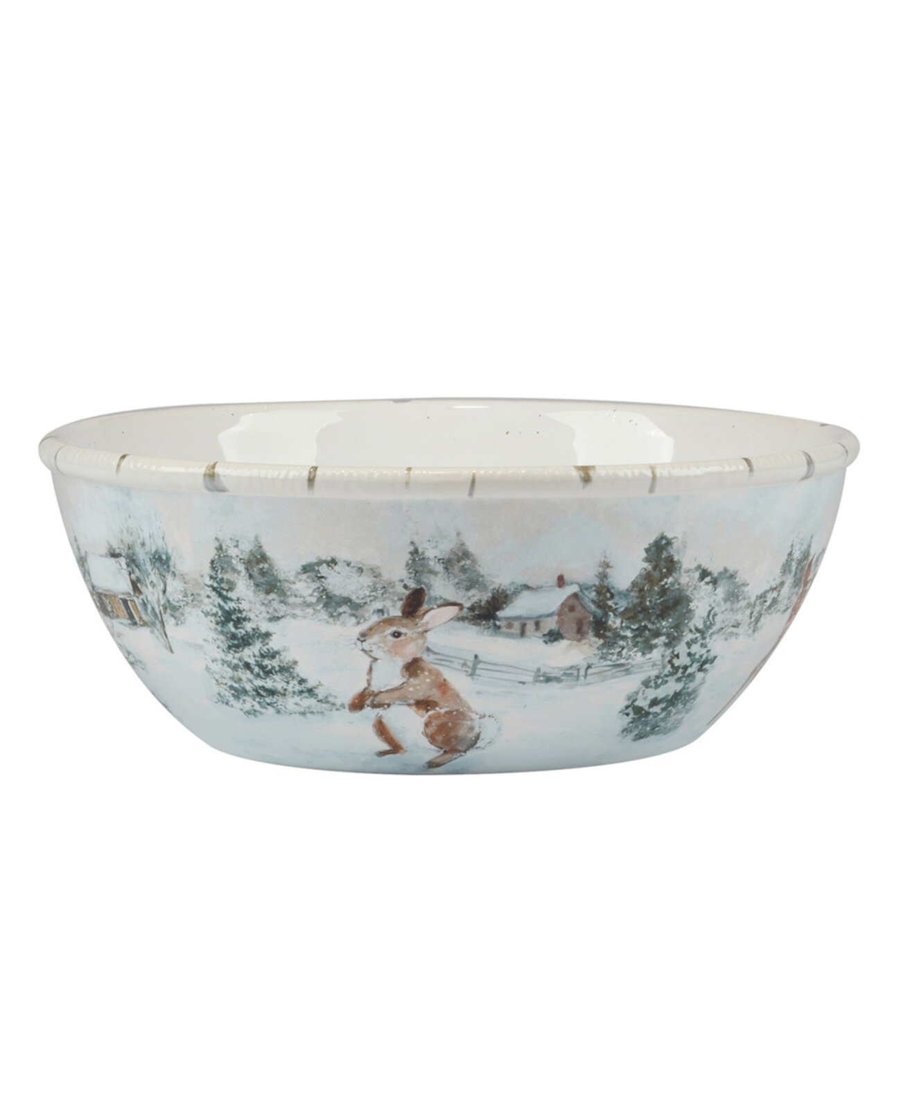 Winter's Frost Large Bowl Certified International