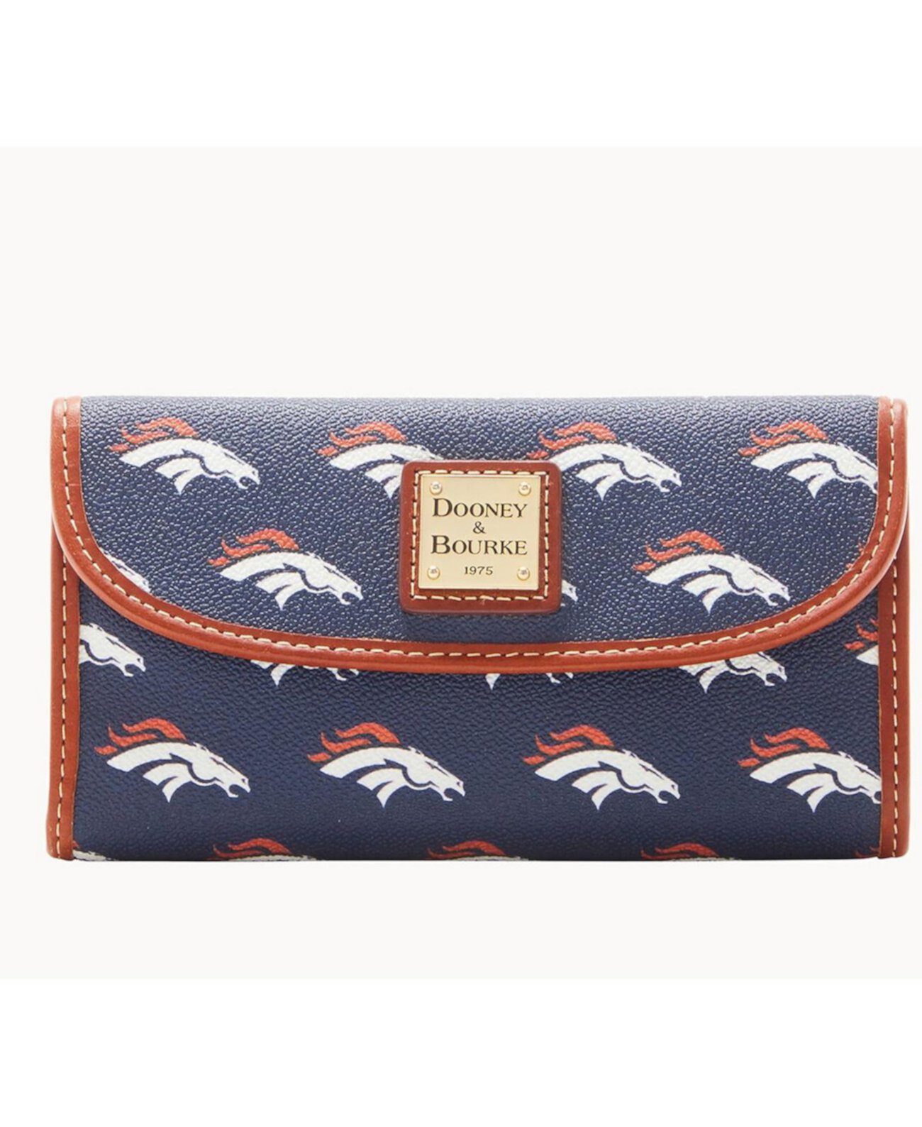 Бумажник Dooney & Bourke Continental в цветах команды Денвер Бронкос Dooney & Bourke