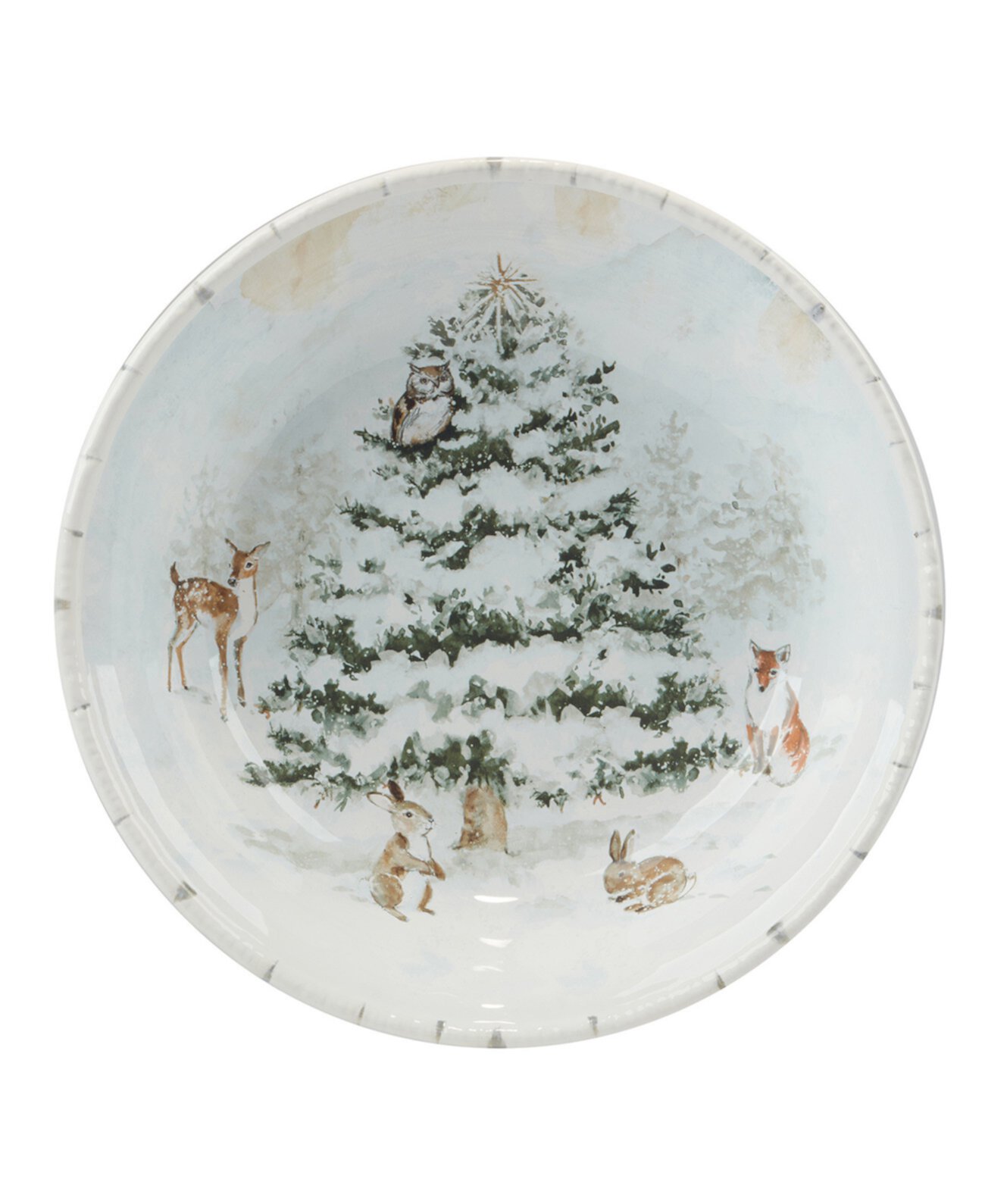 Winter's Frost Serving Bowl Certified International