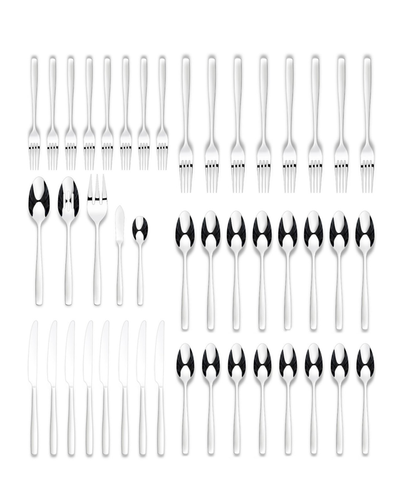 Eloise Service for 8 45 Piece Flatware Set Ornative