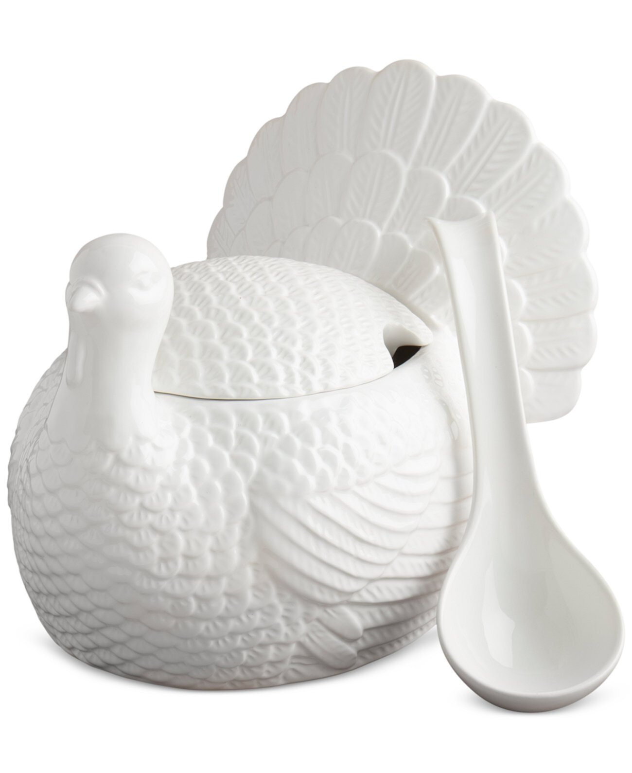 Ceramic Turkey Soup Tureen with Ladle Tabletops Gallery