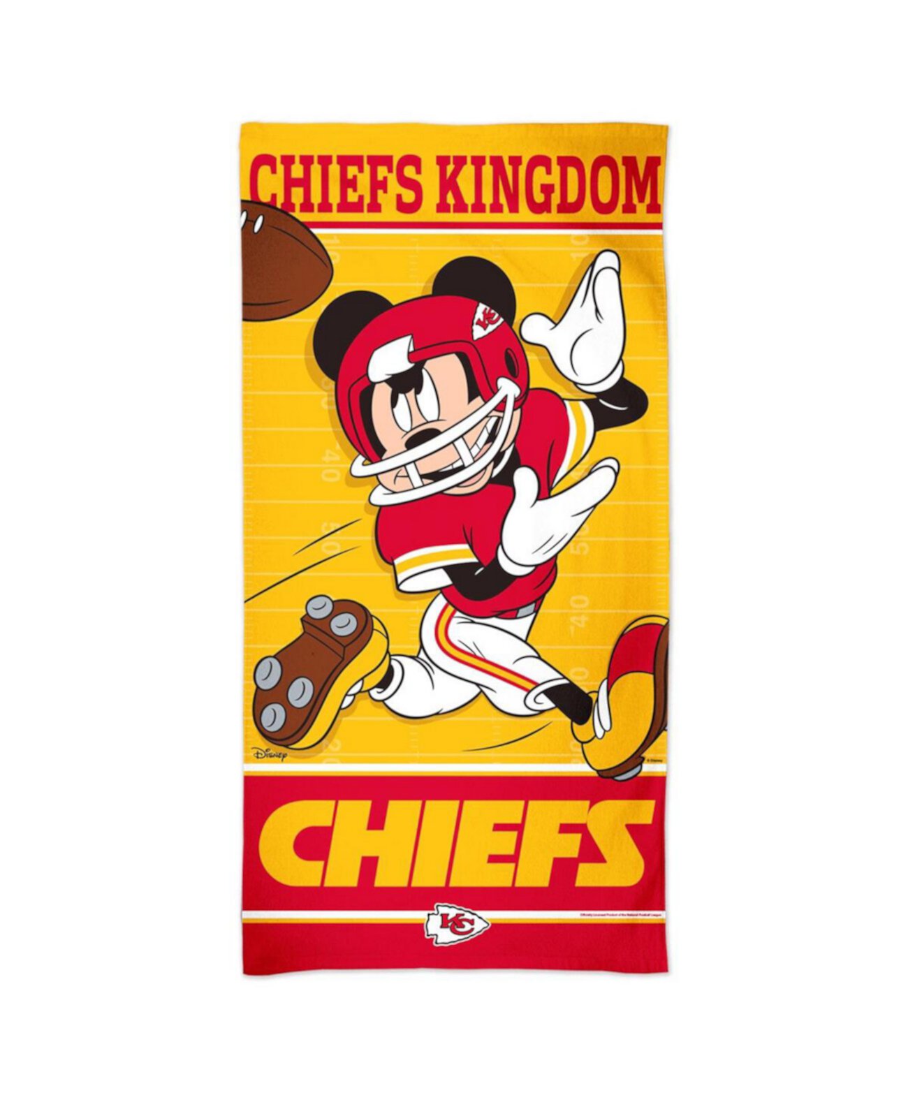 Kansas City Chiefs 30'' x 60'' Disney Spectra Beach Towel Wincraft