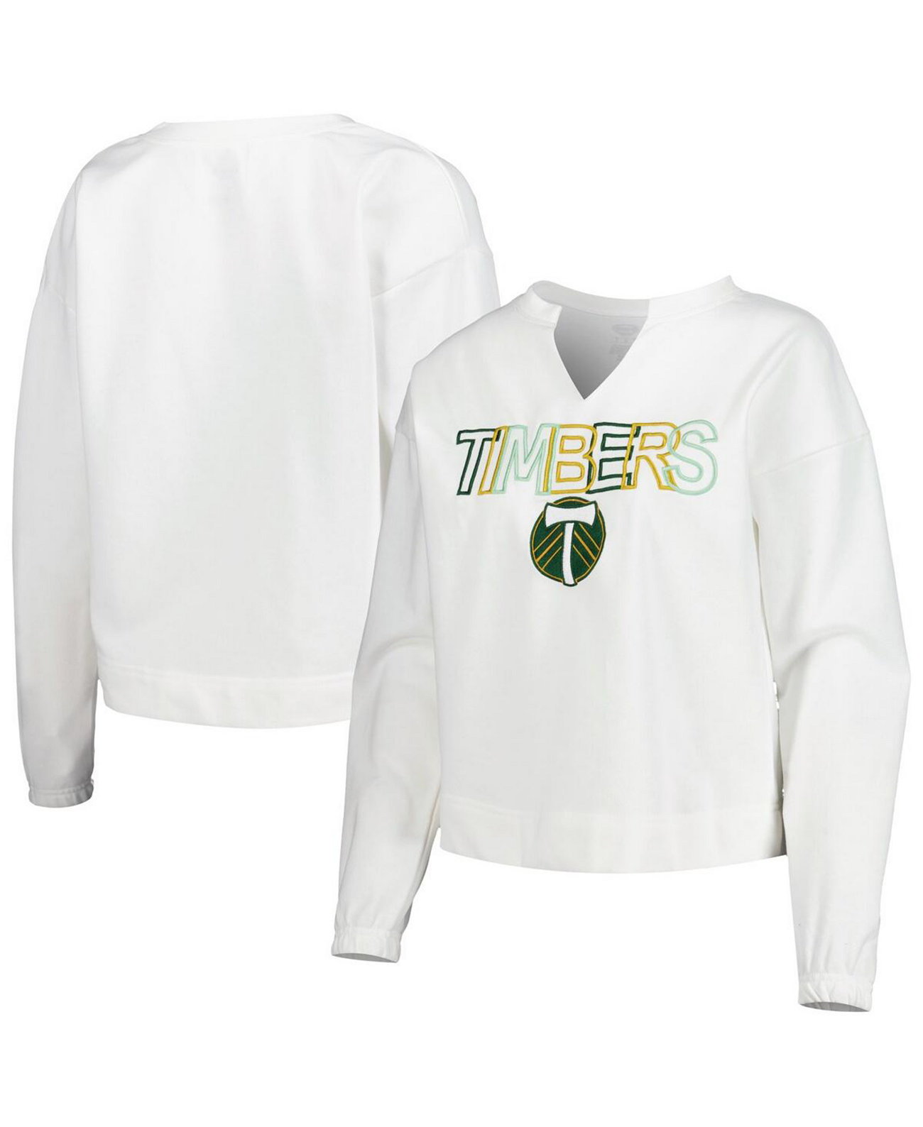 Женская Джерси Concepts Sport Portland Timbers Sunray с Вырезом и Длинным Рукавом Concepts Sport