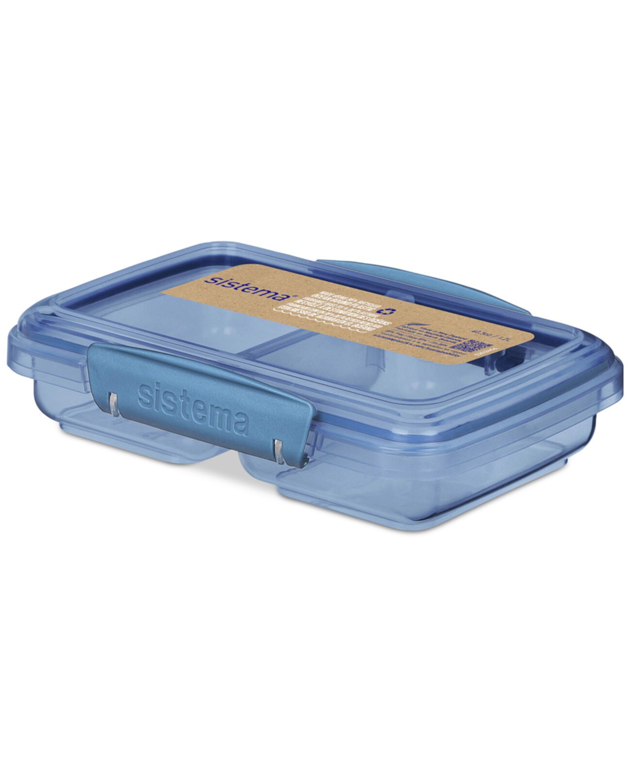 To Go 1.5-Cup Small Split Food Storage Container Sistema