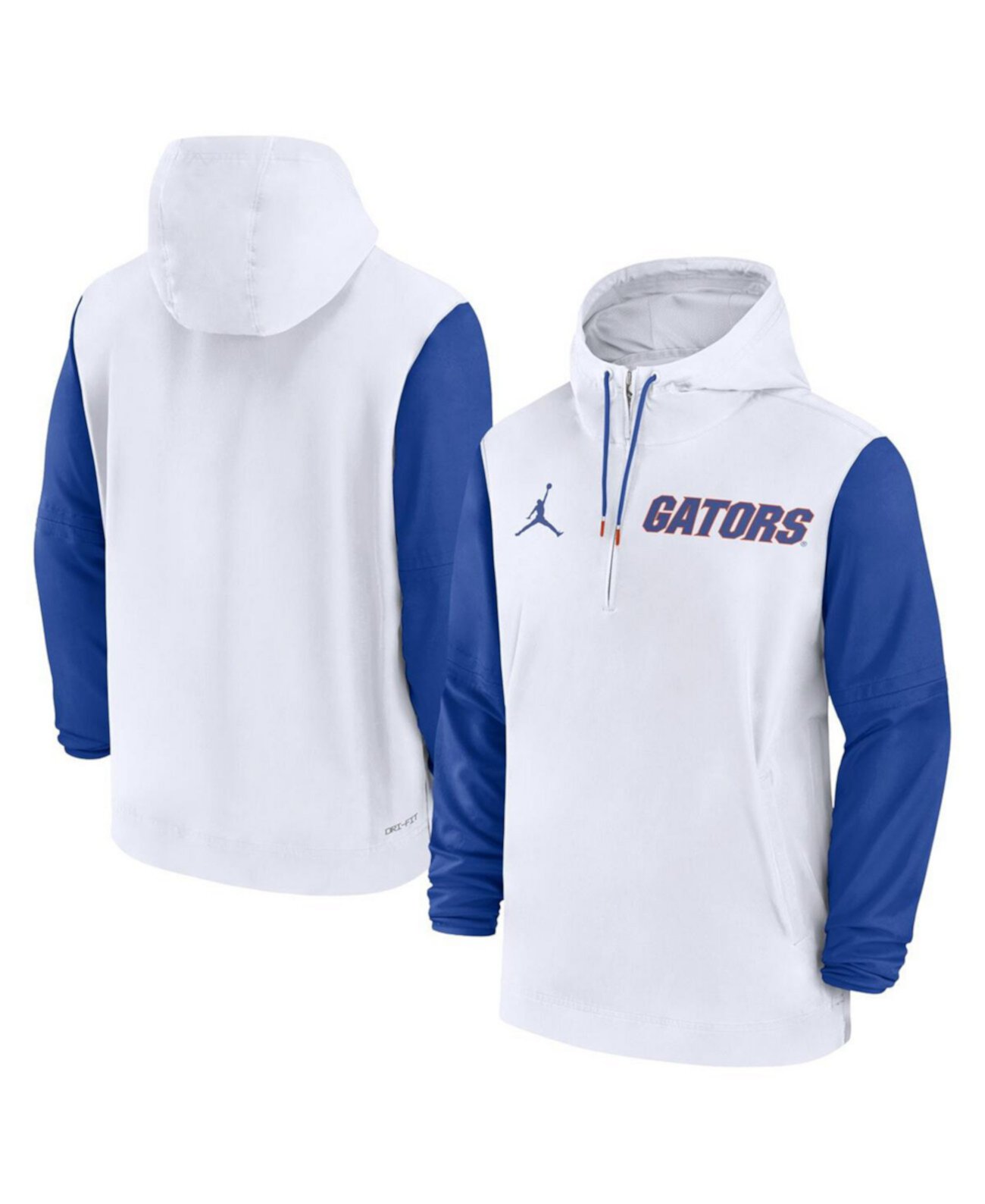 Мужское Худи Jordan Florida Gators 2024 Sideline Pregame Player Half-Zip Jordan