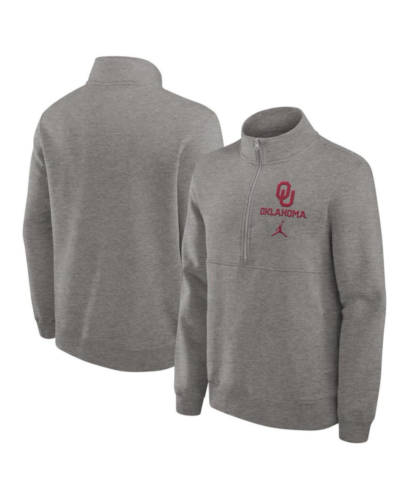 Мужское Худи Jordan Oklahoma Sooners Primetime Club Half-Zip Jordan