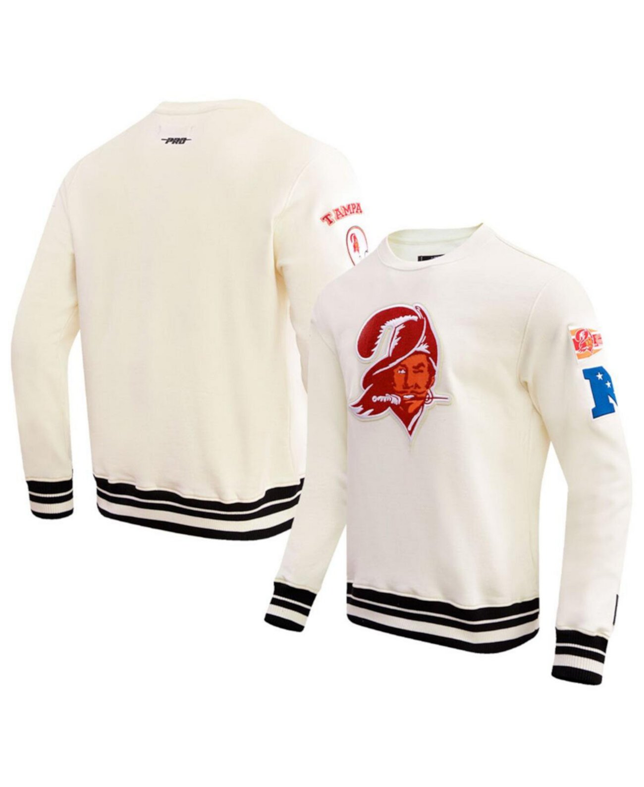 Мужское Худи Pro Standard Cream Tampa Bay Buccaneers Retro Classics Pro Standard