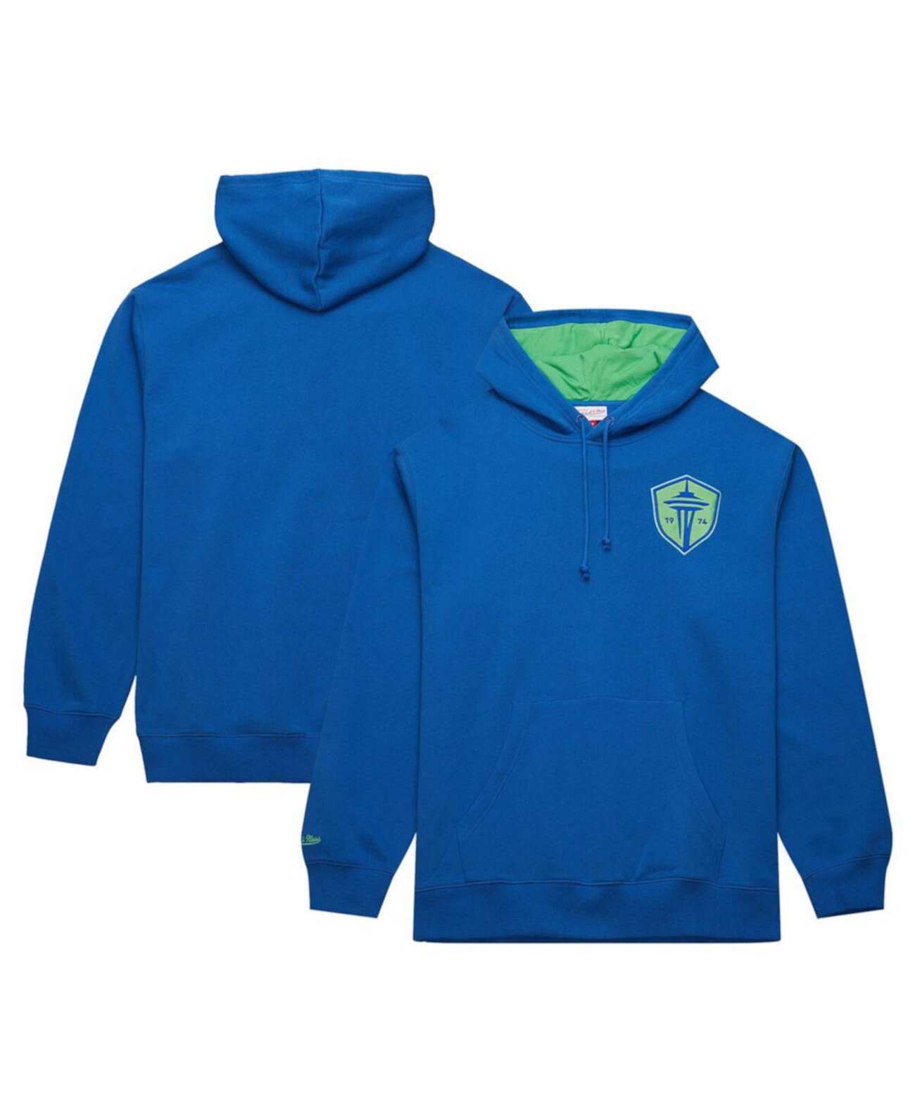 Мужское Худи Mitchell & Ness Seattle Sounders FC Crest Mitchell & Ness