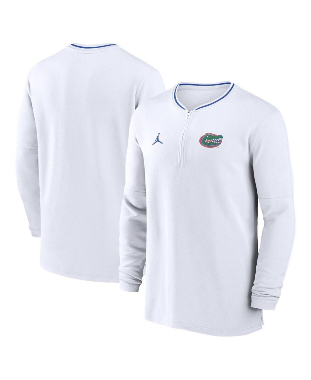 Мужское Худи Jordan 2024/25 Florida Gators Sideline Coach Performance Half-Zip Jordan