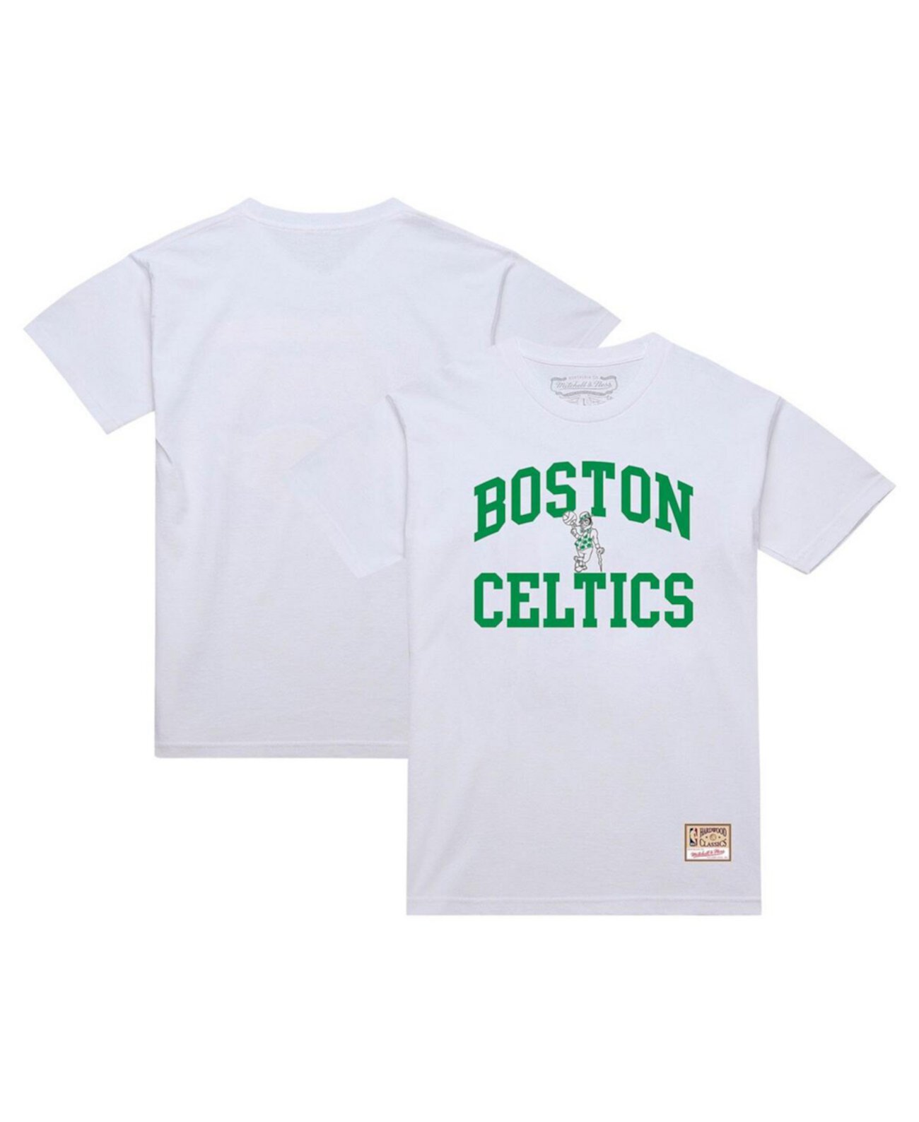 Мужская Джерси Mitchell & Ness Boston Celtics Hardwood Classics Винтажная Футболка для Разогрева Mitchell & Ness