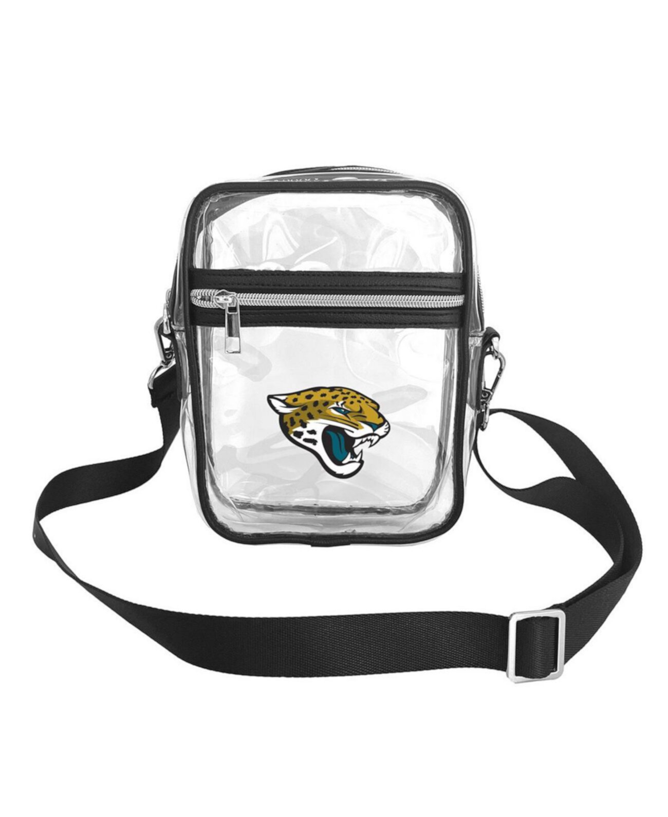 Сумка кросс-боди Logo Brands Jacksonville Jaguars Mini Clear Logo Brand