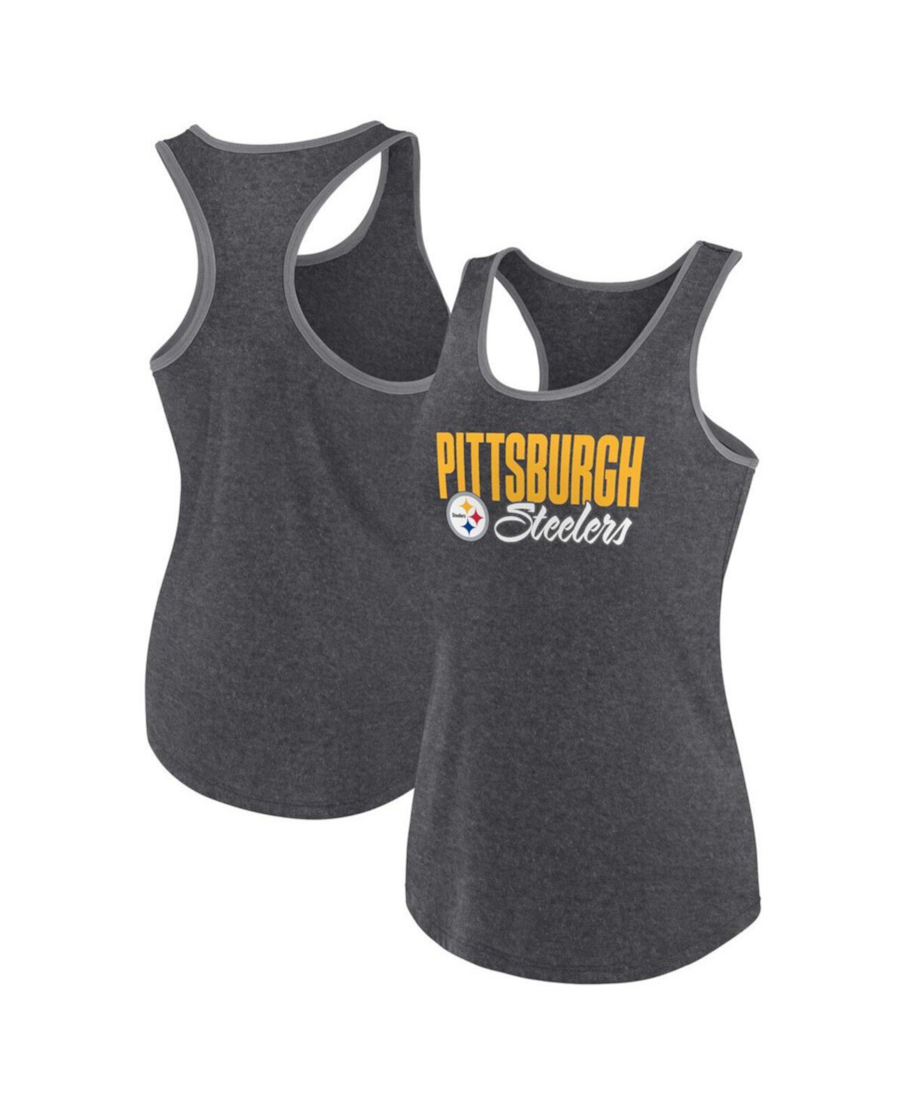 Майка Fanatics из хлопка и полиэстера для поклонников Pittsburgh Steelers Fanatics