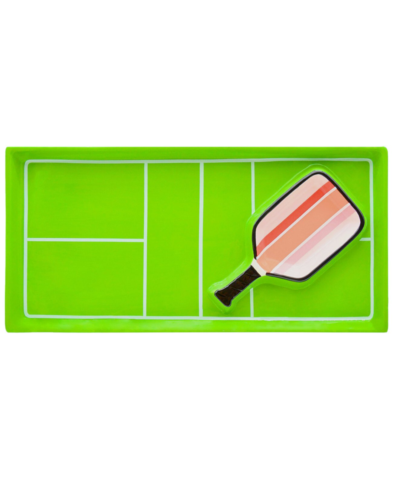 Pickleball Chip & Dip Serving Tray Godinger