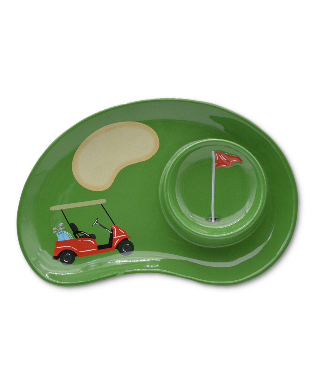 Golf Chip & Dip Serving Tray Godinger