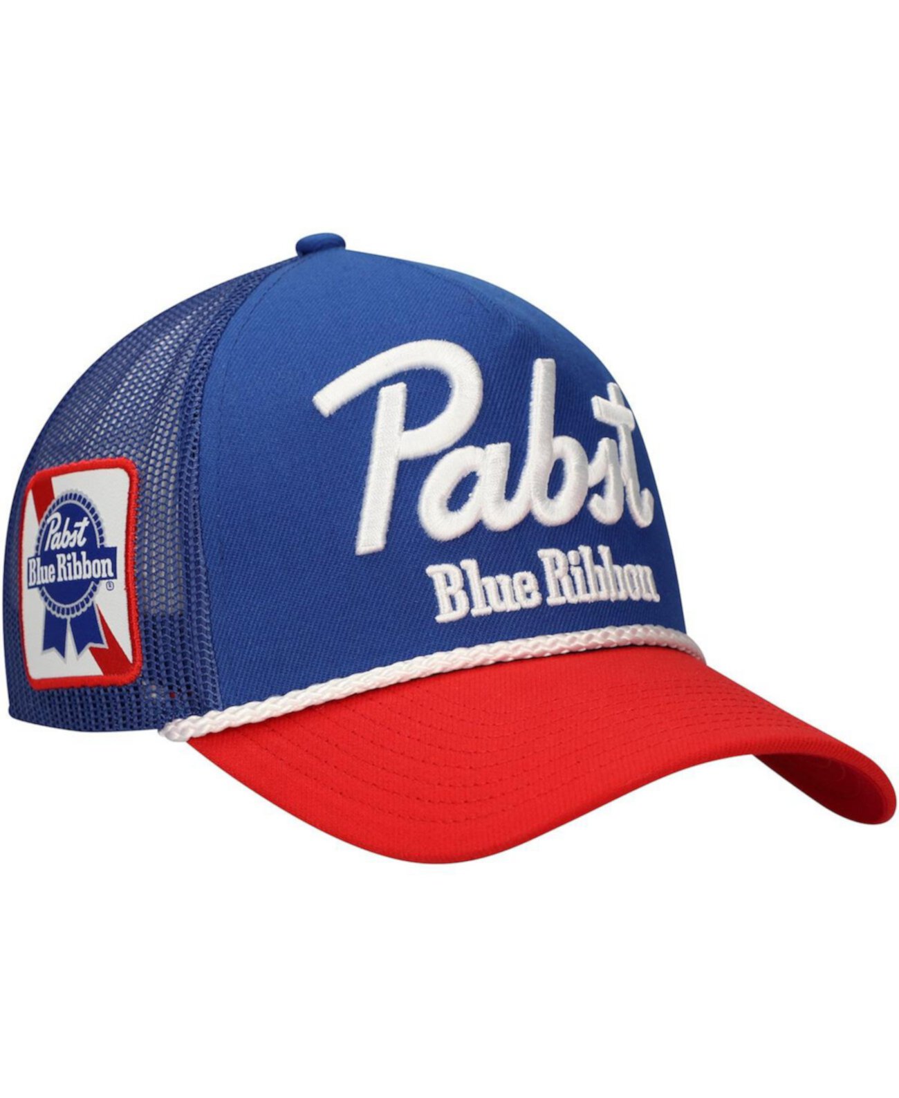 Бейсболка Lids Мужская синяя Pabst Blue Ribbon A-Frame с веревочной отделкой Lids