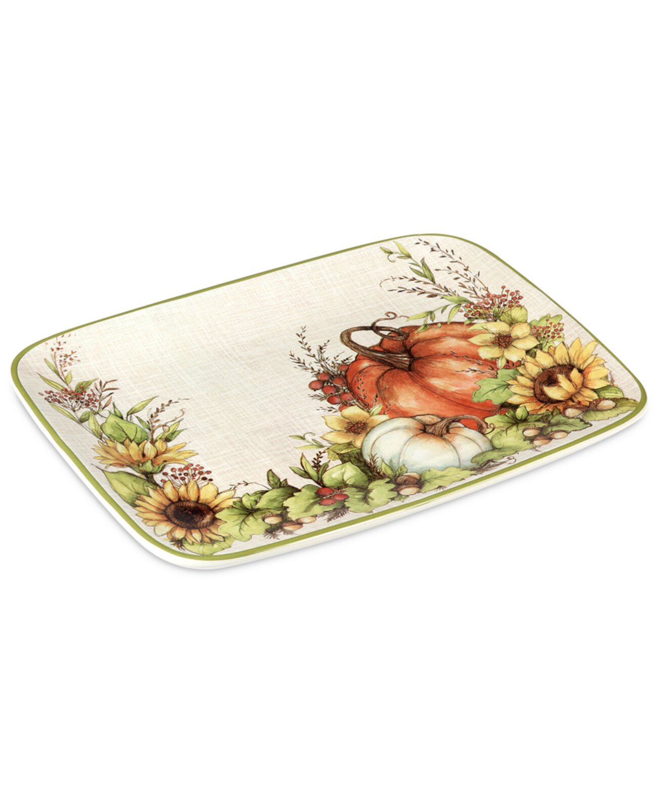 Autumn Breeze Rectangular Platter Certified International