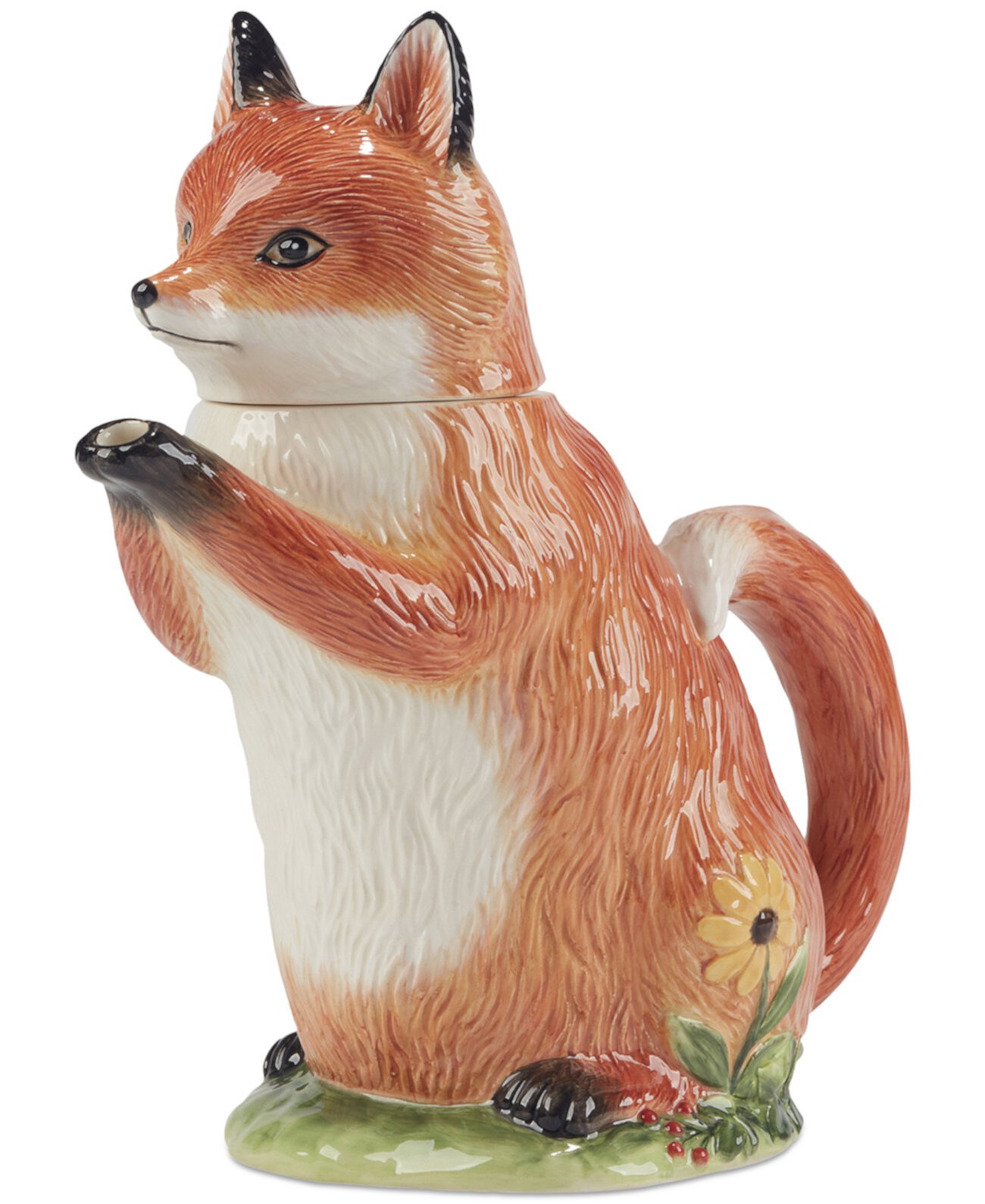 Woodland Critters 3-D Fox Teapot Certified International