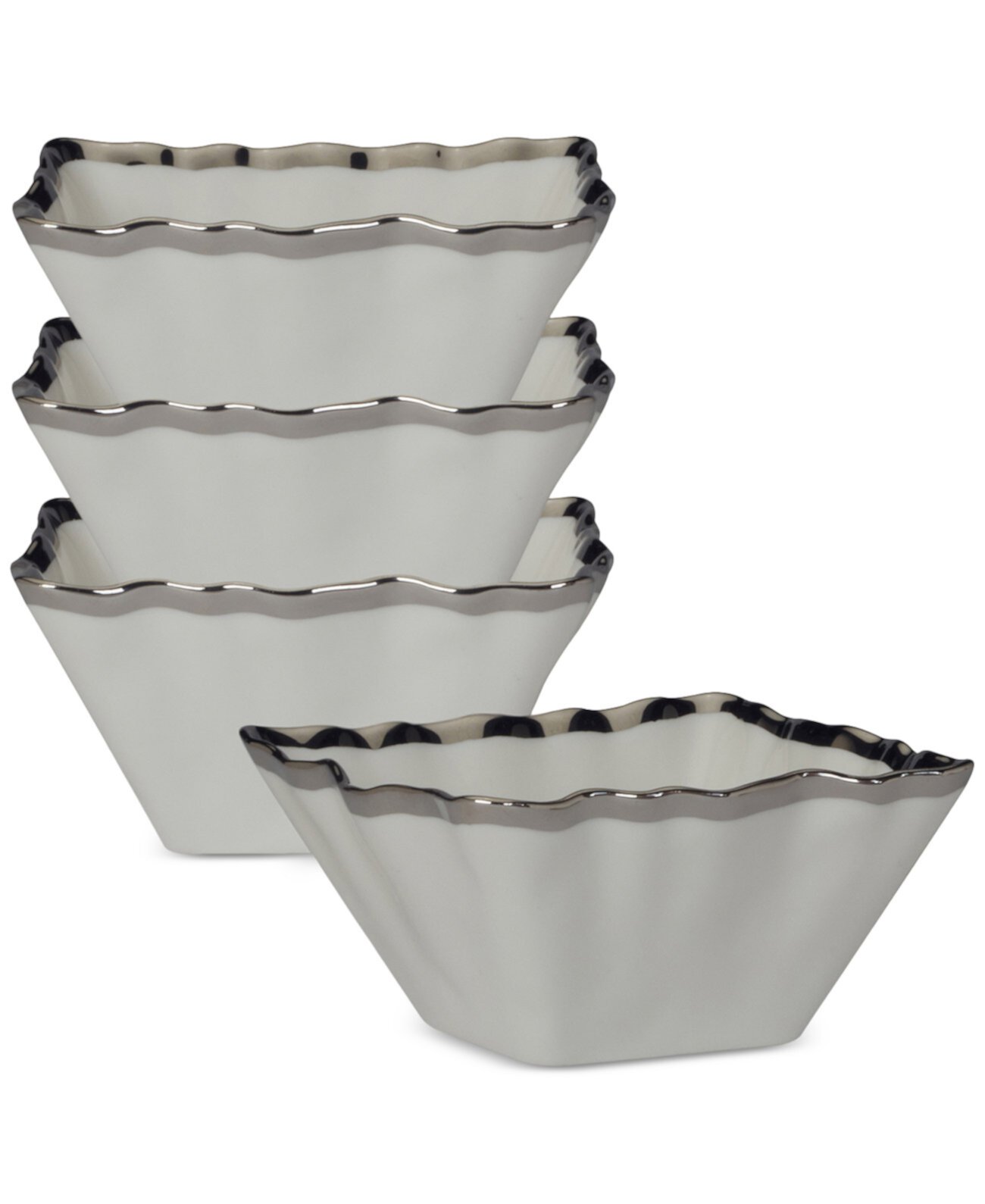 Regency Square Snack Bowls, Set of 4 Certified International