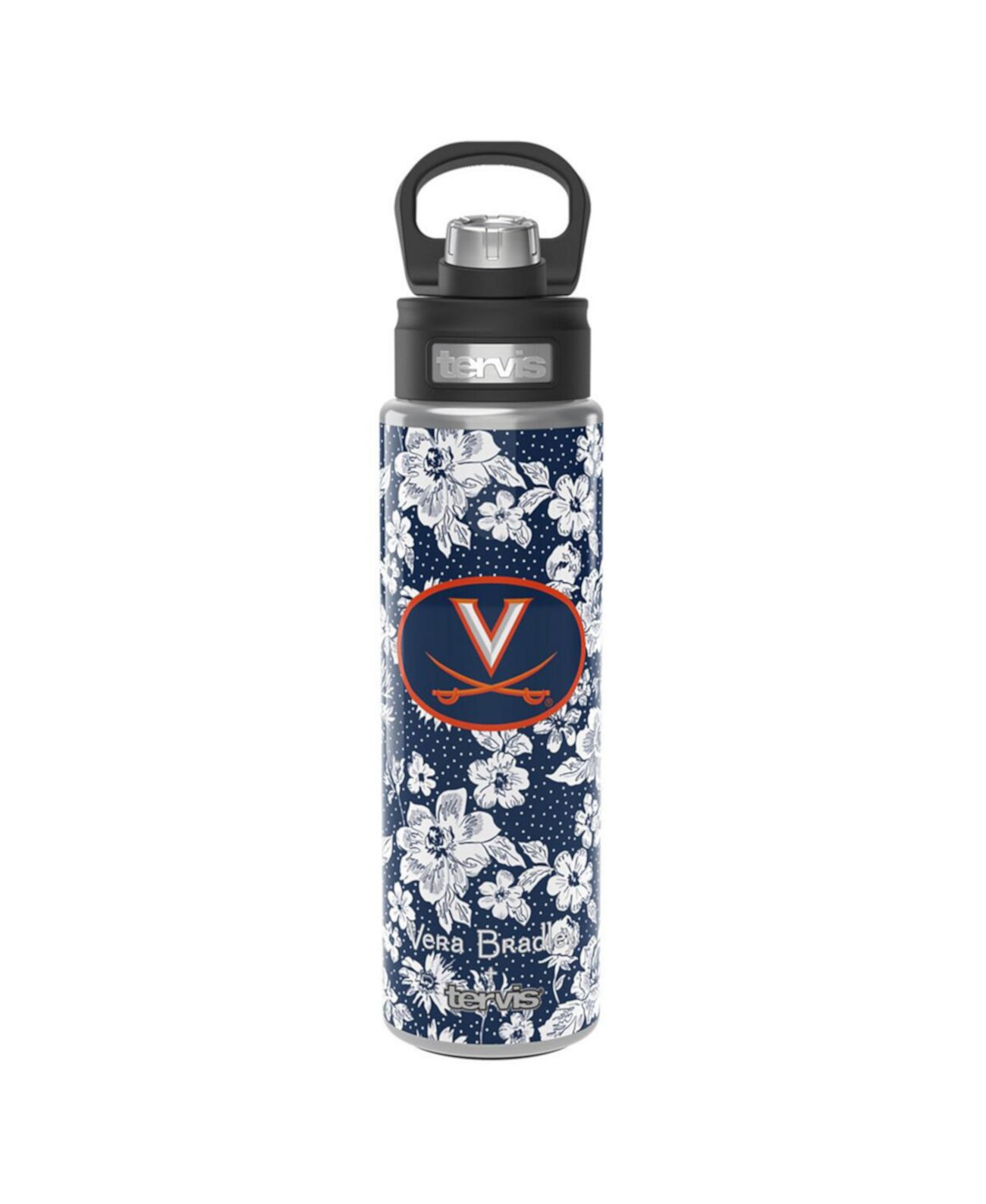 x Tervis Virginia Cavaliers 24oz. Wide Mouth Bottle with Deluxe Lid Vera Bradley