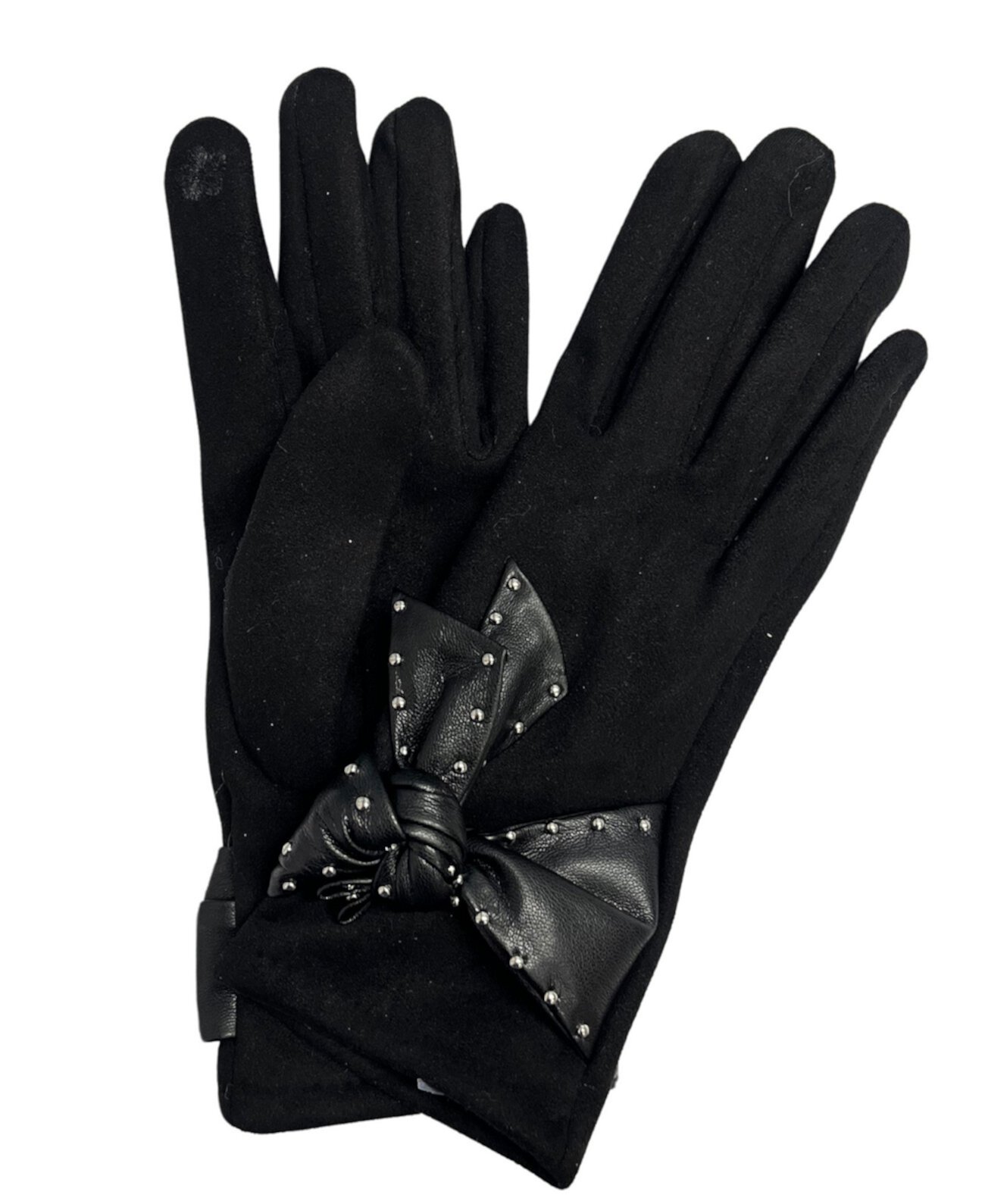 Зимние перчатки Marcus Adler Suede Glove with Bow Marcus Adler