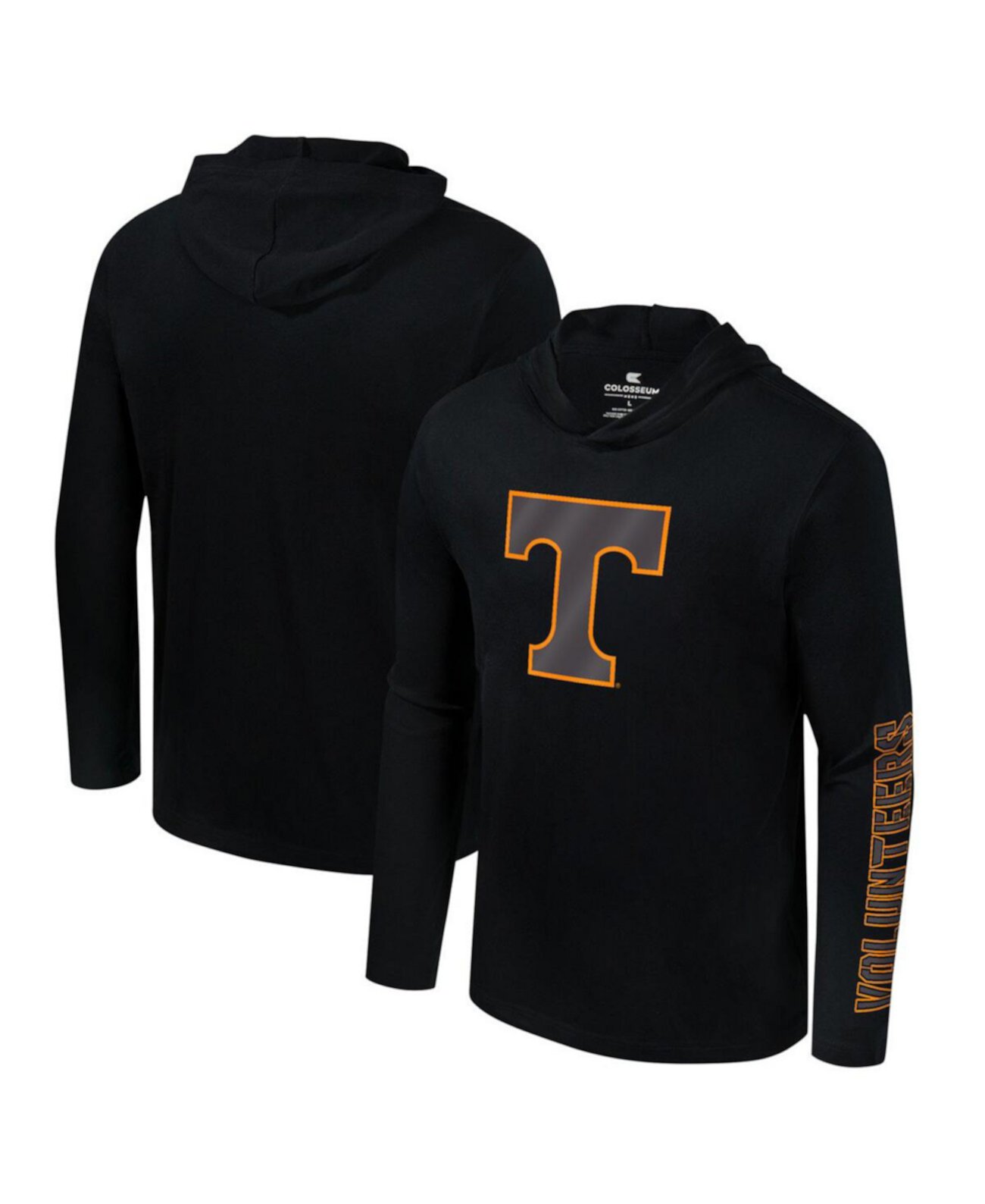 Мужская Джерси Colosseum Tennessee Volunteers Color Pop Active Blend 2-Hit Long Sleeve Hooded T-Shirt Colosseum