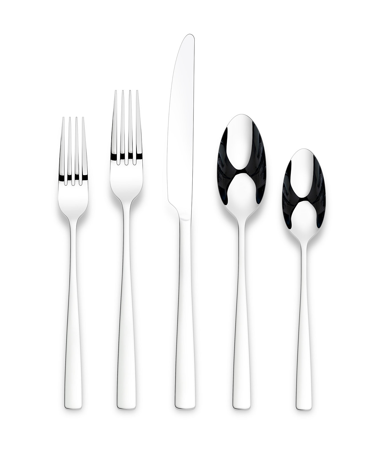 Adila Mirror Service for 4 20 Piece Flatware Set Ornative