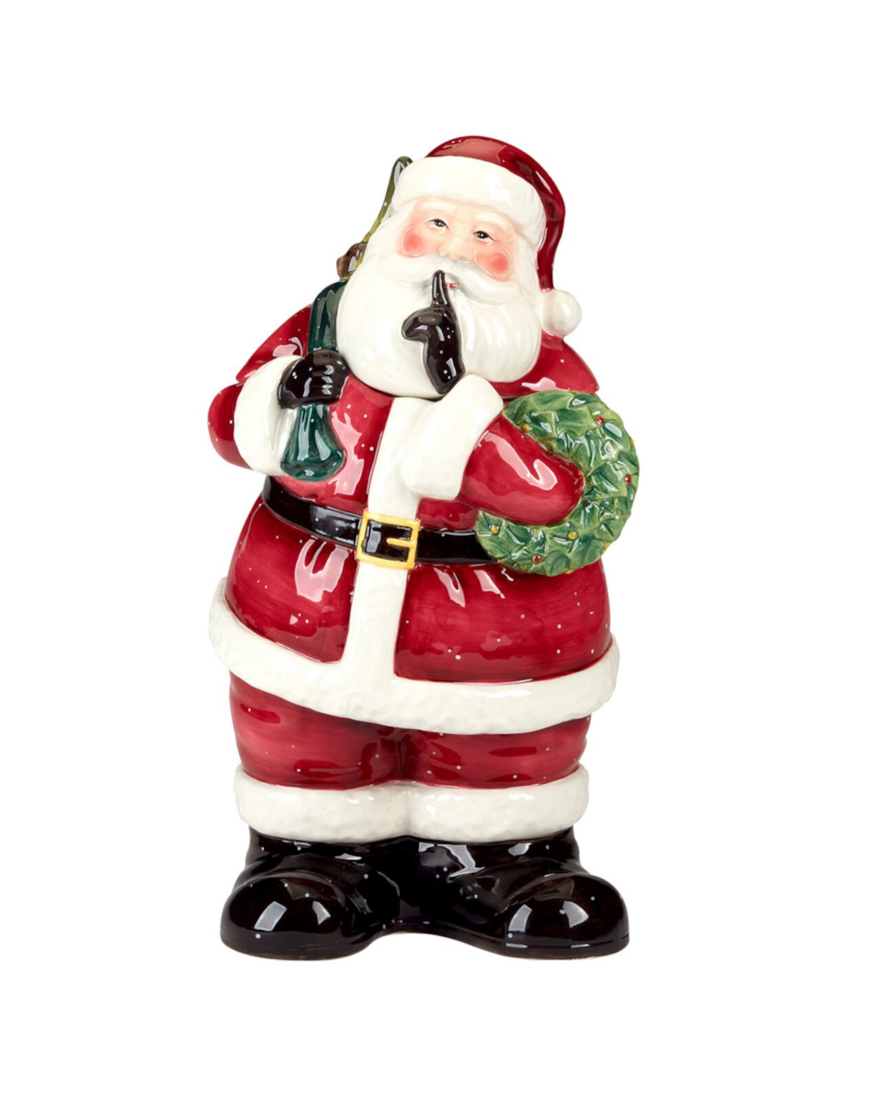 Santa's Secret 3D Cookie Jar Certified International