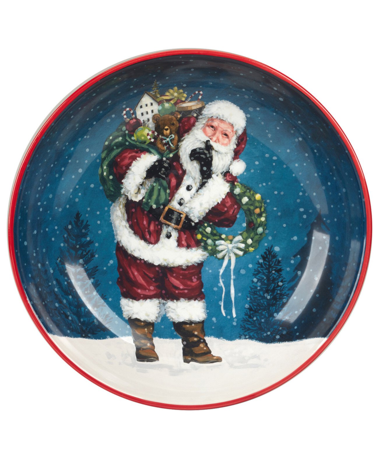 Santa's Secret Serving Bowl Certified International