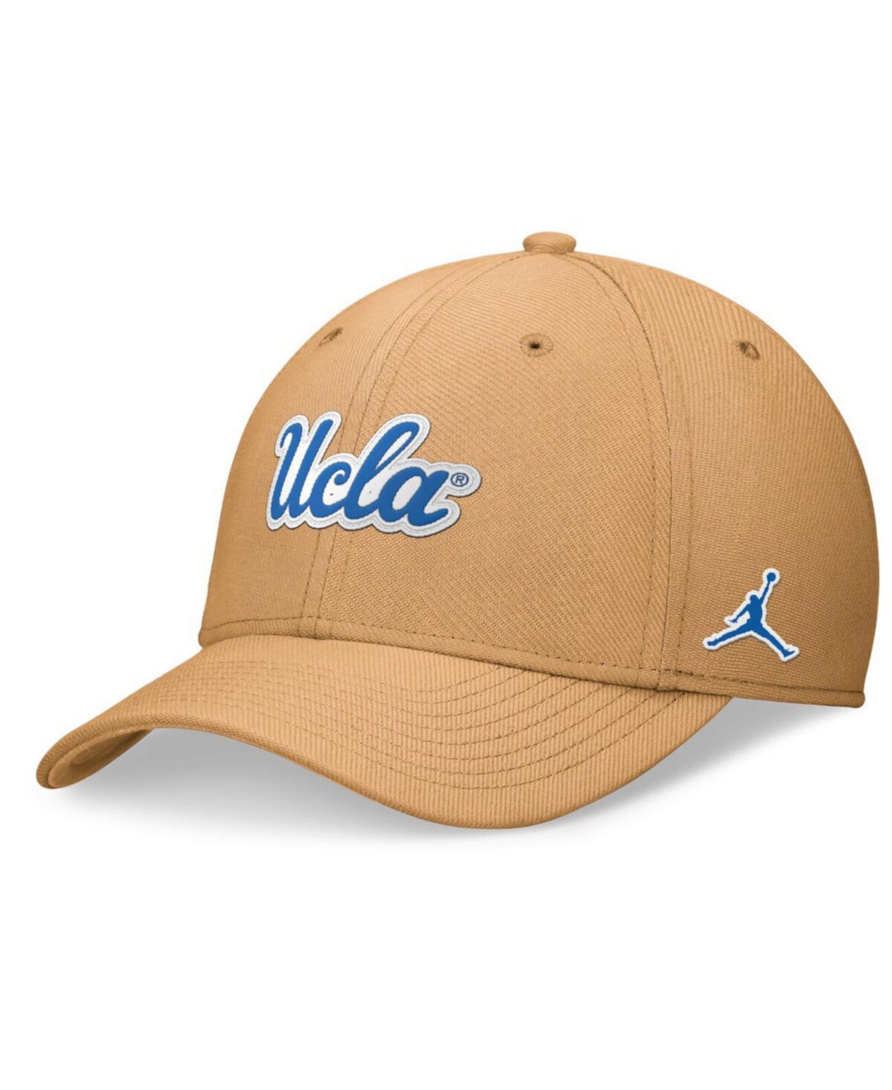 Бейсболка Jordan Men's Khaki UCLA Bruins 2024 Sideline Flex Hat Jordan